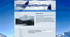 Desktop Screenshot of dfwyoungatheartskiers.org